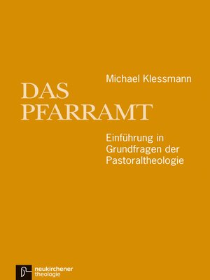 cover image of Das Pfarramt